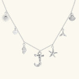 Avaria Ocean Initial Necklace