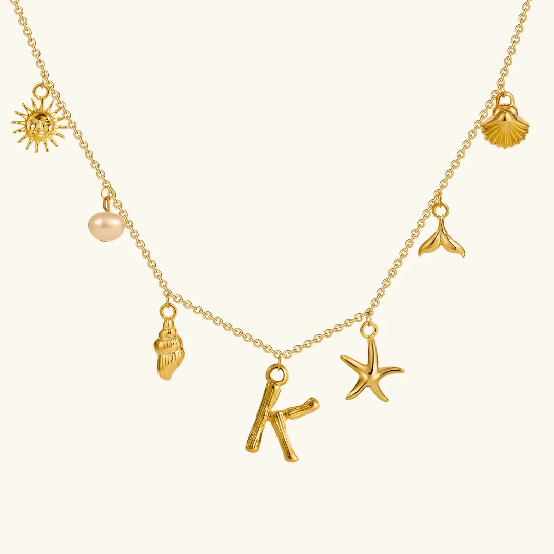 Saldonia  Ocean Initial Necklace