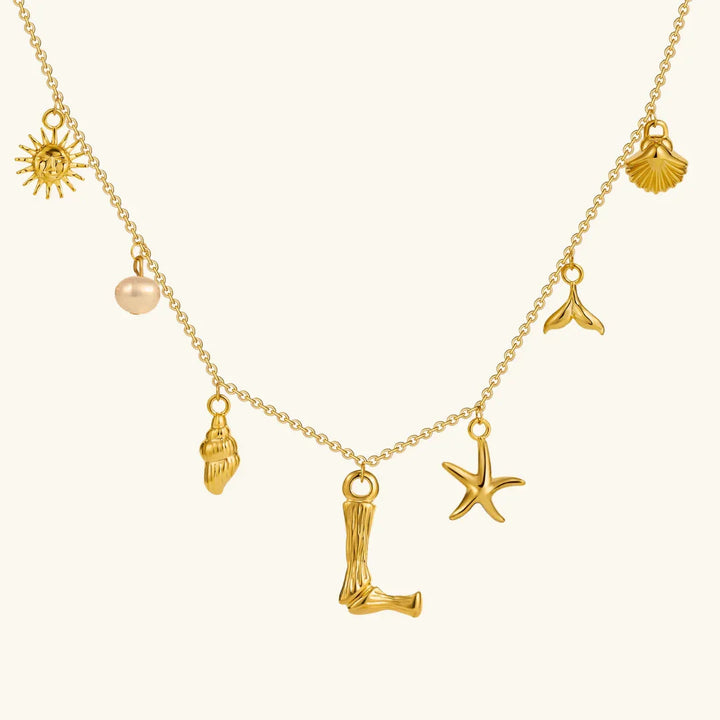 Saldonia  Ocean Initial Necklace