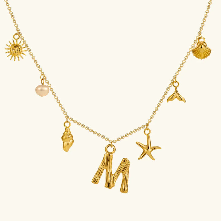 Saldonia  Ocean Initial Necklace