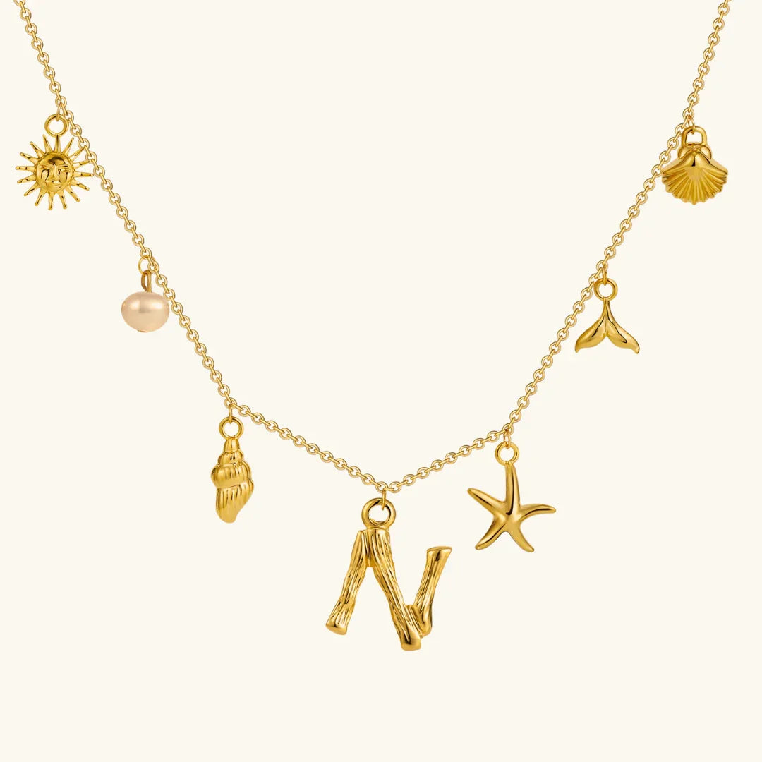 Saldonia  Ocean Initial Necklace