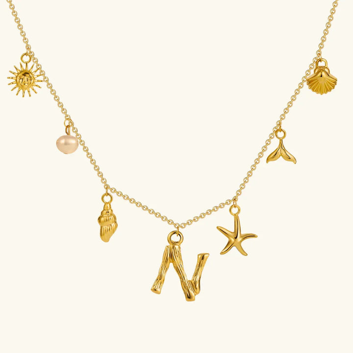 Saldonia  Ocean Initial Necklace
