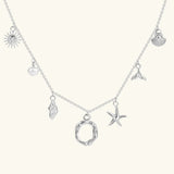 Avaria Ocean Initial Necklace