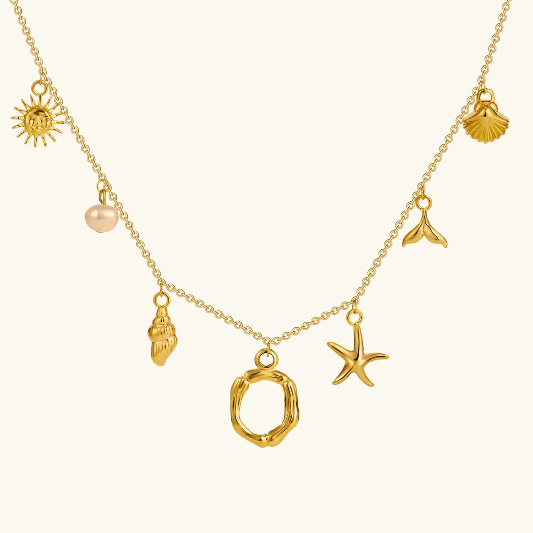 Saldonia  Ocean Initial Necklace
