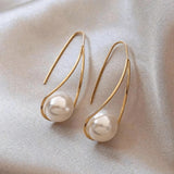 Elegant Pearl Drop Earrings