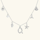 Avaria Ocean Initial Necklace