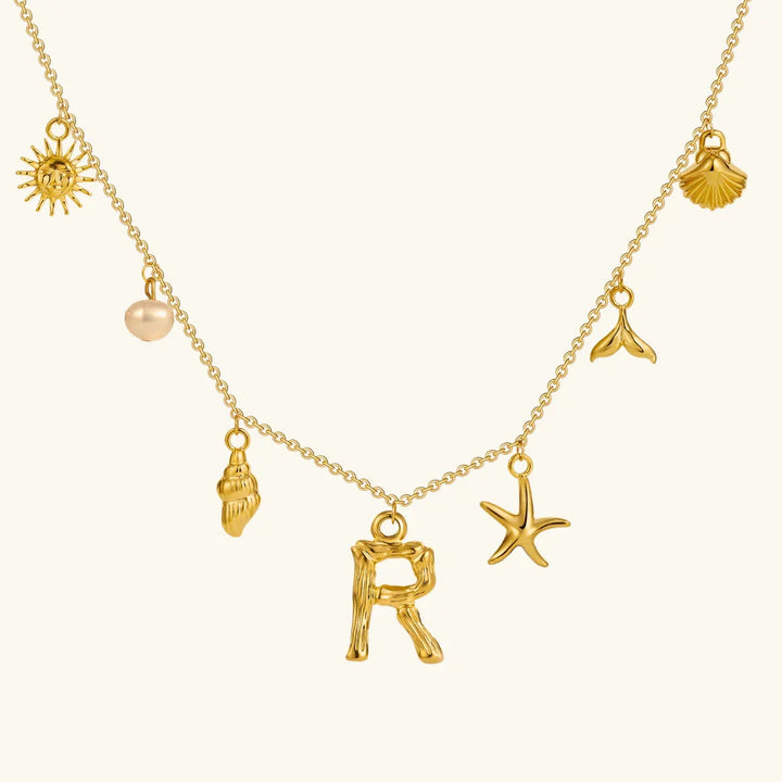 Saldonia  Ocean Initial Necklace