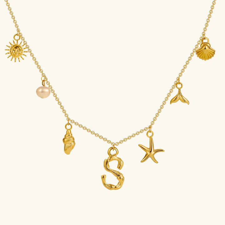 Saldonia  Ocean Initial Necklace