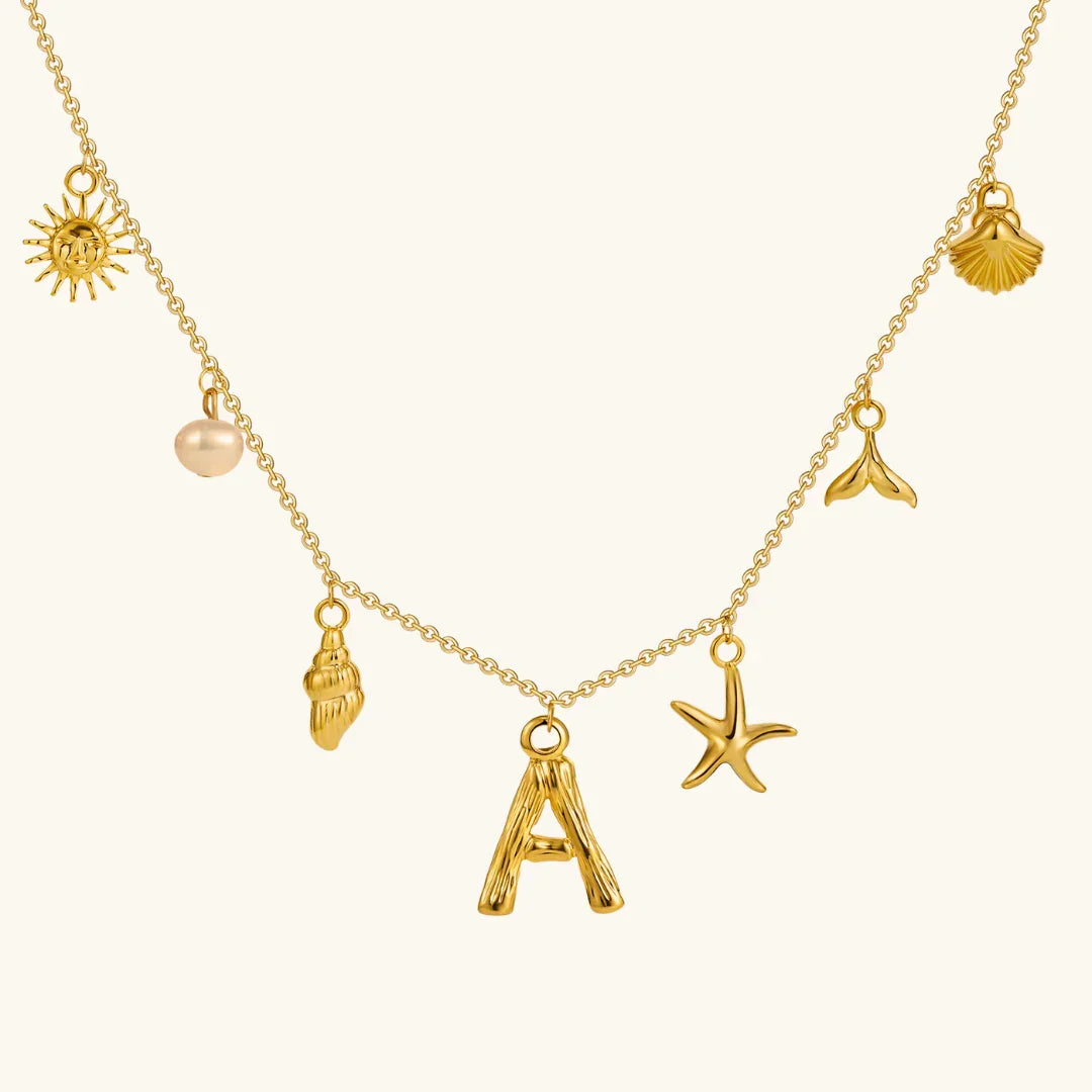 Saldonia  Ocean Initial Necklace