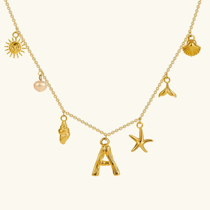 Saldonia  Ocean Initial Necklace