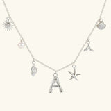 Avaria Ocean Initial Necklace