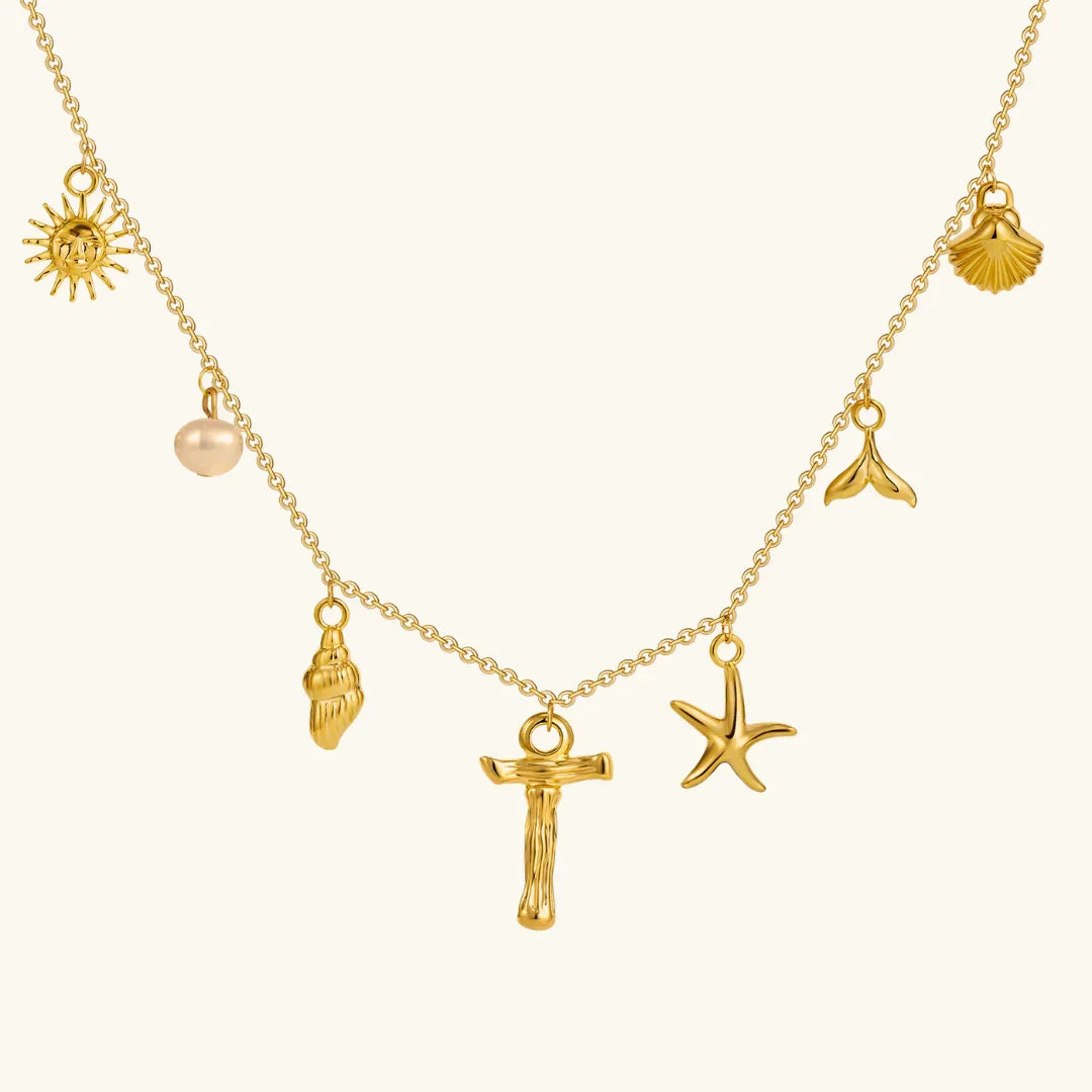 Saldonia  Ocean Initial Necklace