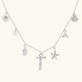 Avaria Ocean Initial Necklace