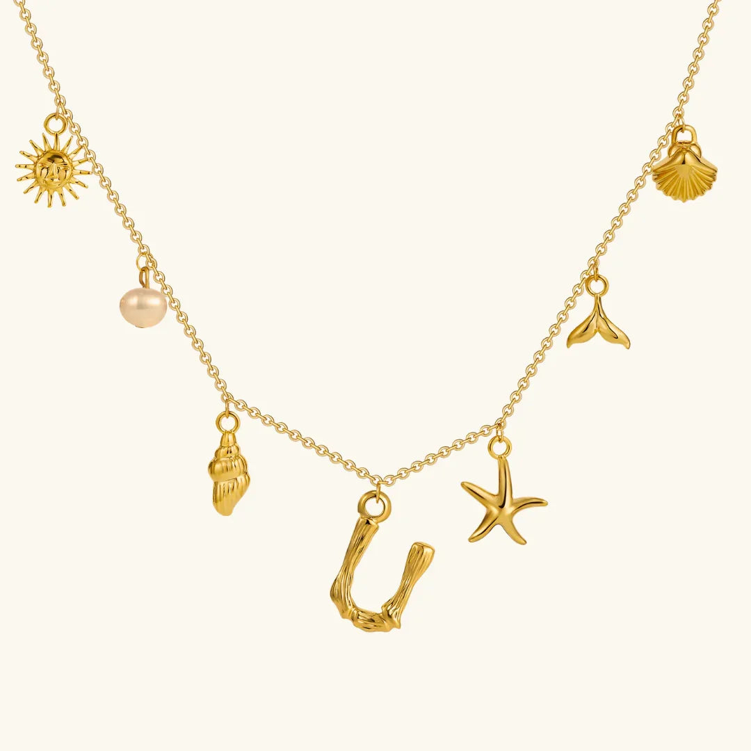 Saldonia  Ocean Initial Necklace