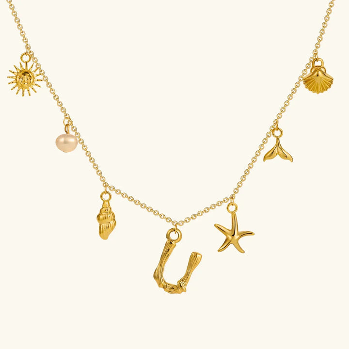 Saldonia  Ocean Initial Necklace