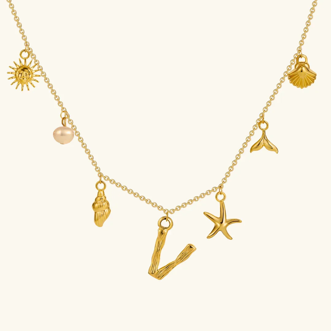 Saldonia  Ocean Initial Necklace
