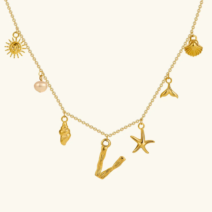 Saldonia  Ocean Initial Necklace