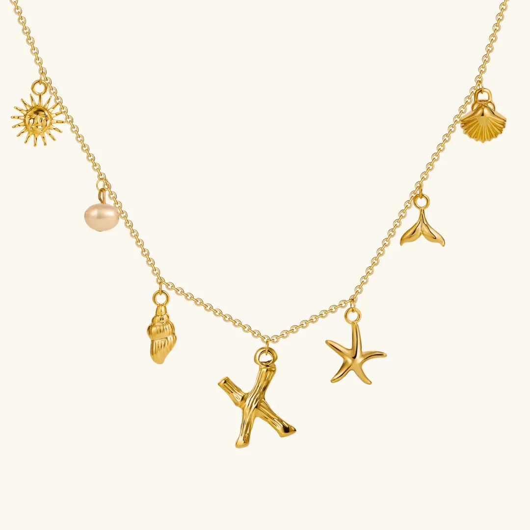 Saldonia  Ocean Initial Necklace