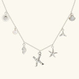Avaria Ocean Initial Necklace
