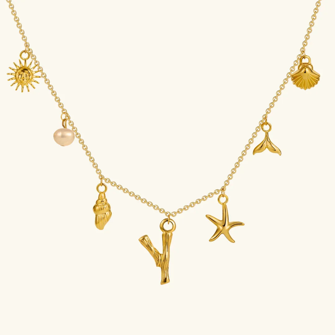 Saldonia  Ocean Initial Necklace