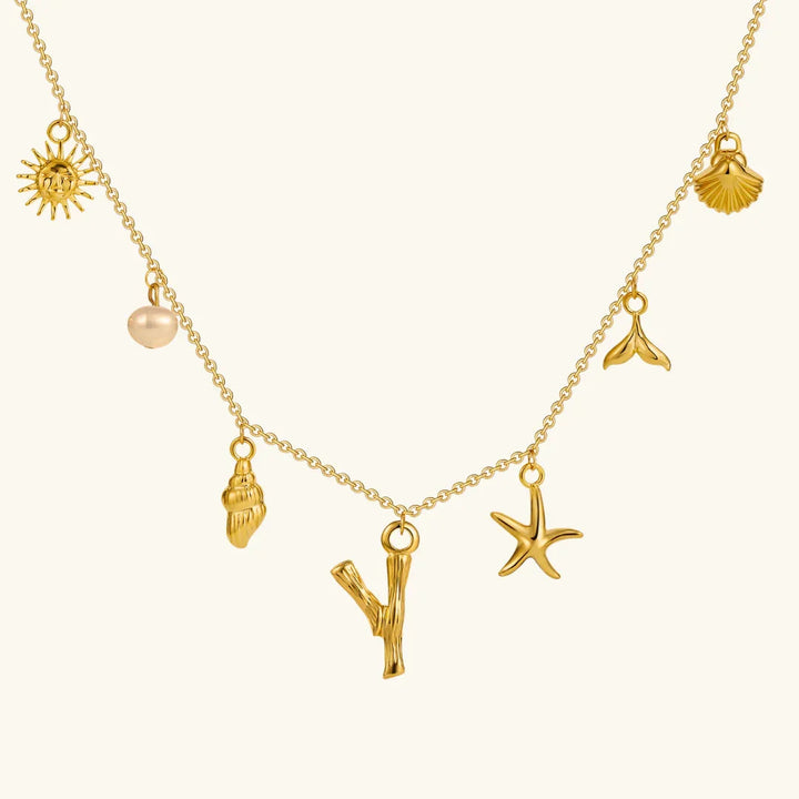 Saldonia  Ocean Initial Necklace