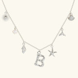 Avaria Ocean Initial Necklace
