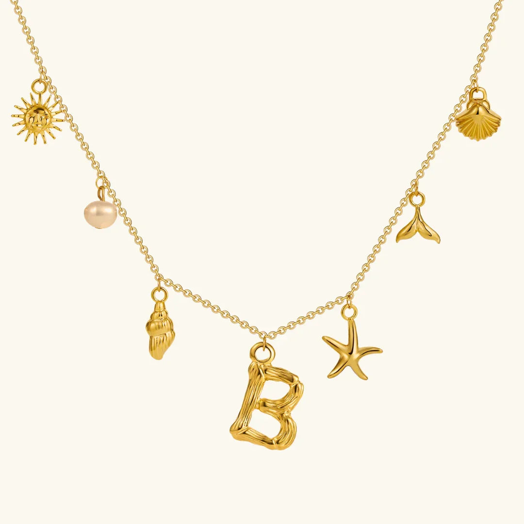 Saldonia  Ocean Initial Necklace