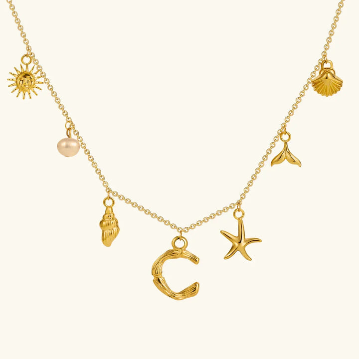 Saldonia  Ocean Initial Necklace
