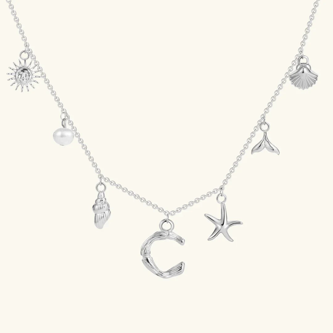 Saldonia  Ocean Initial Necklace