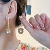 Timeless Dangling Pearl Earrings
