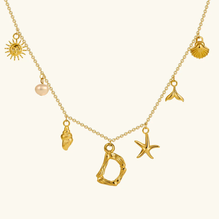 Saldonia  Ocean Initial Necklace