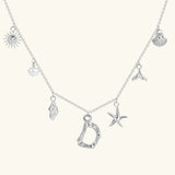 Avaria Ocean Initial Necklace