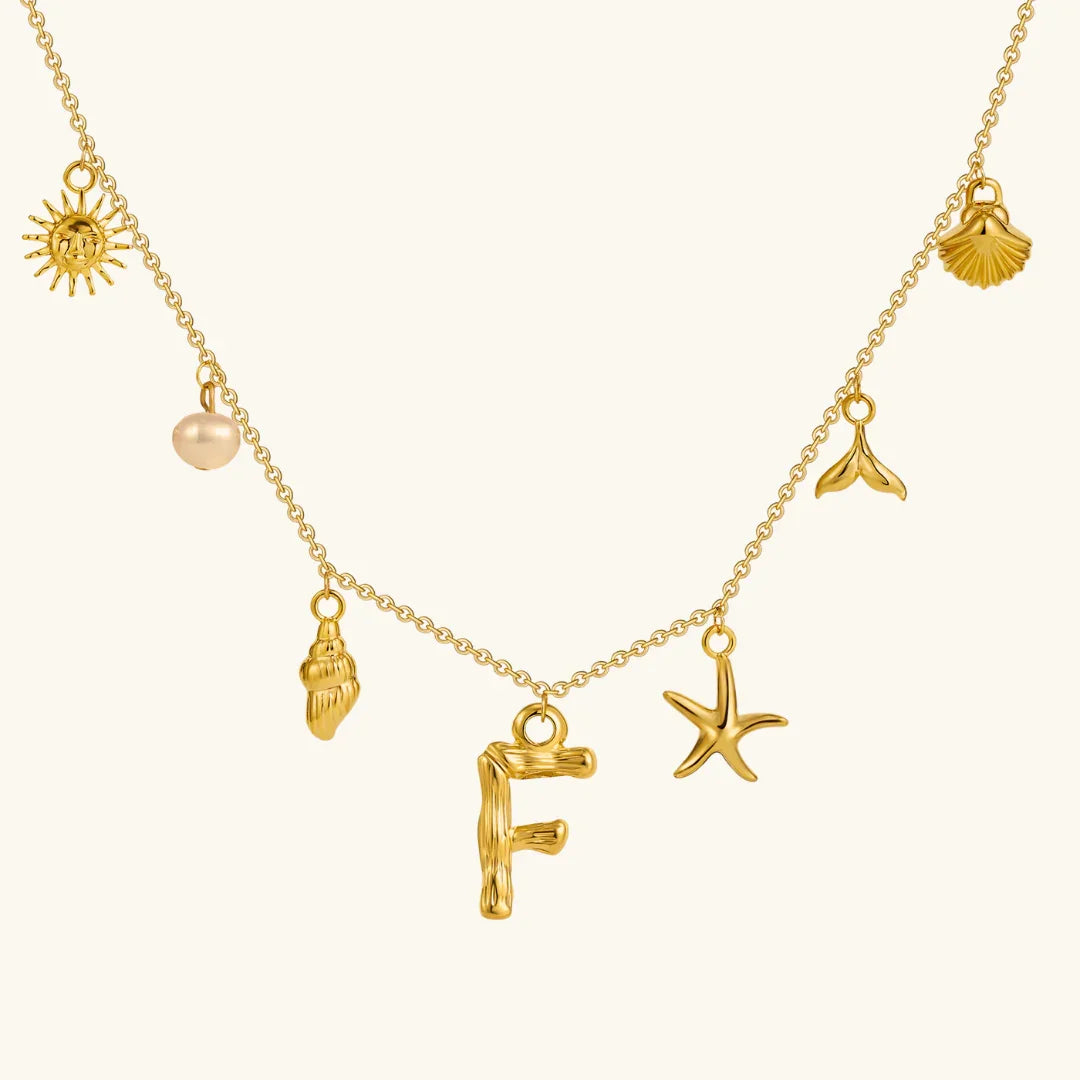 Saldonia  Ocean Initial Necklace