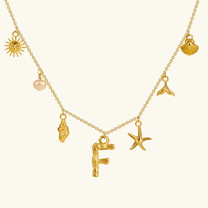 Saldonia  Ocean Initial Necklace