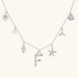 Avaria Ocean Initial Necklace