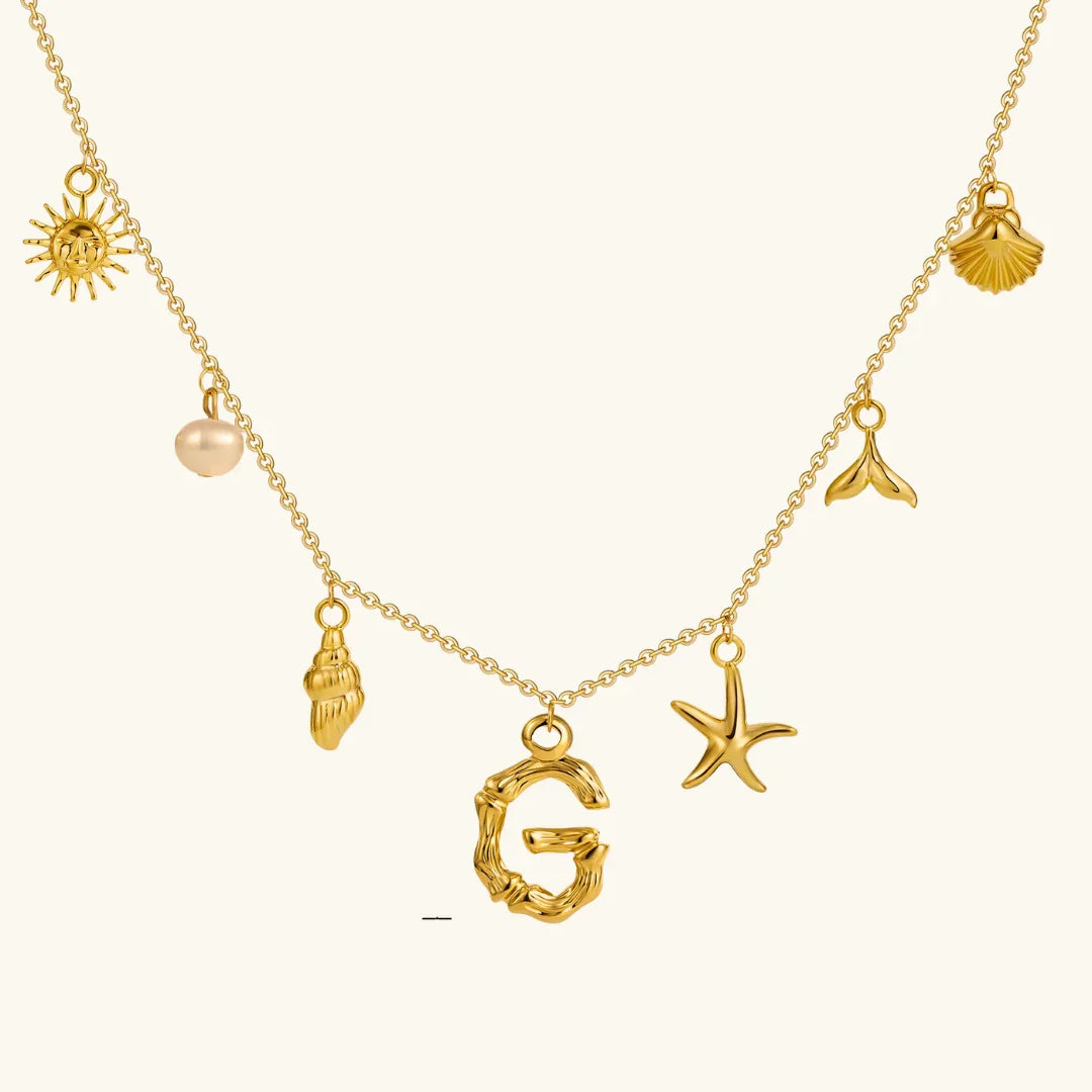 Saldonia  Ocean Initial Necklace