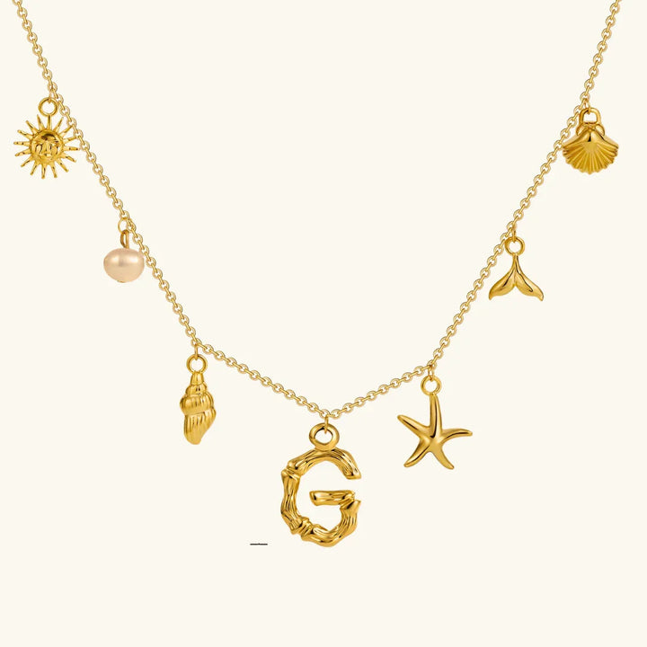 Saldonia  Ocean Initial Necklace