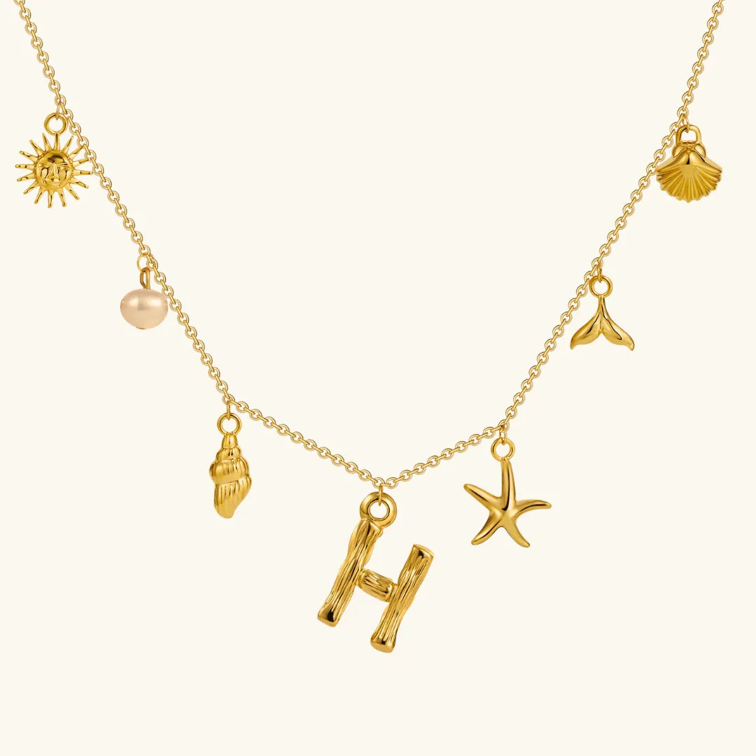 Saldonia  Ocean Initial Necklace