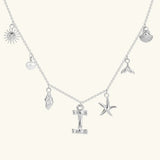 Avaria Ocean Initial Necklace