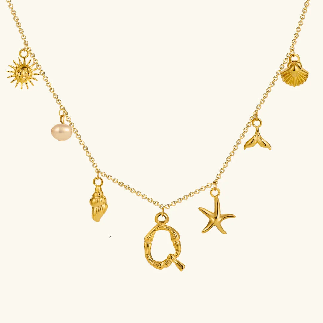 Saldonia  Ocean Initial Necklace