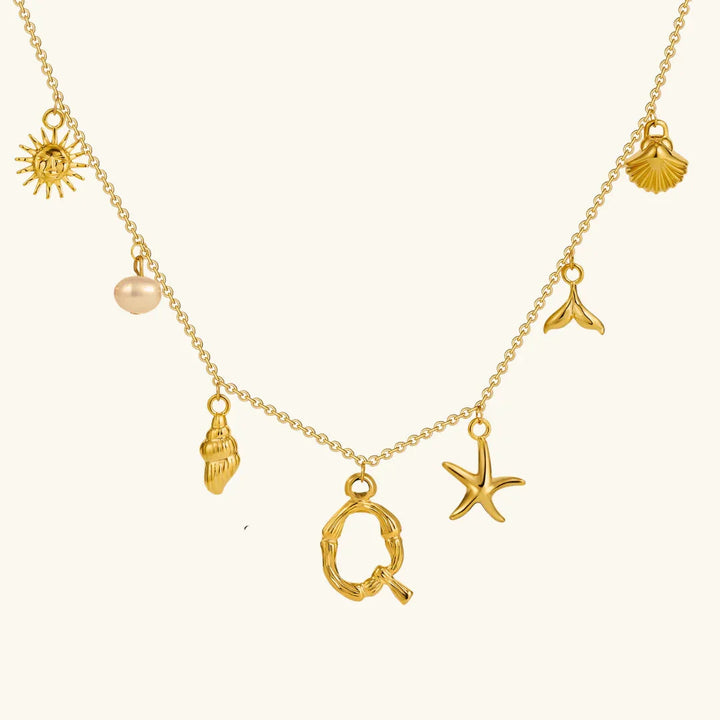 Saldonia  Ocean Initial Necklace