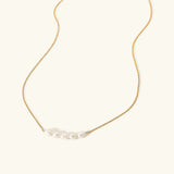 Elle Gold Pearl Necklace