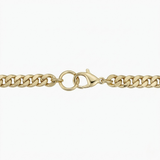 Estate Cuban Bracelet | White Gold