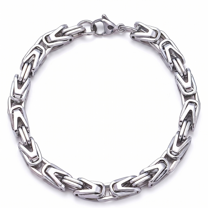 Lucian Crown Link Bracelet | Gold