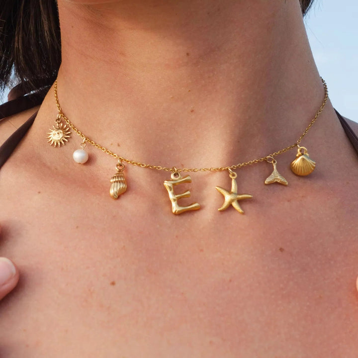 Saldonia  Ocean Initial Necklace