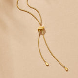 Lola 18K Gold Lariat Necklace