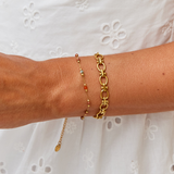 Lulu Beaded Stone Bracelet