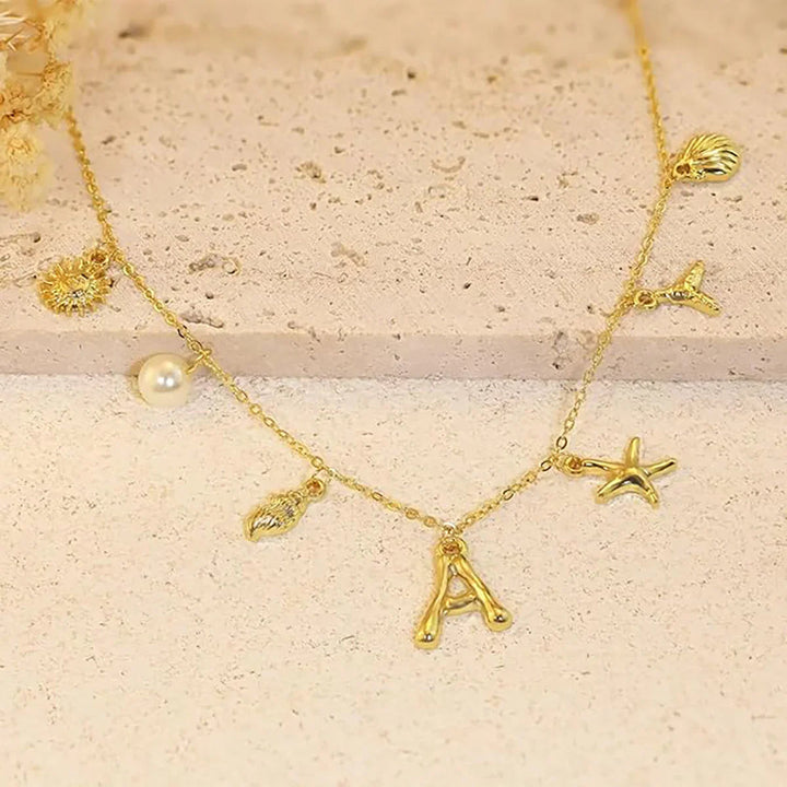 Saldonia  Ocean Initial Necklace