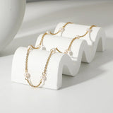 Nora Gold Pearl Necklace