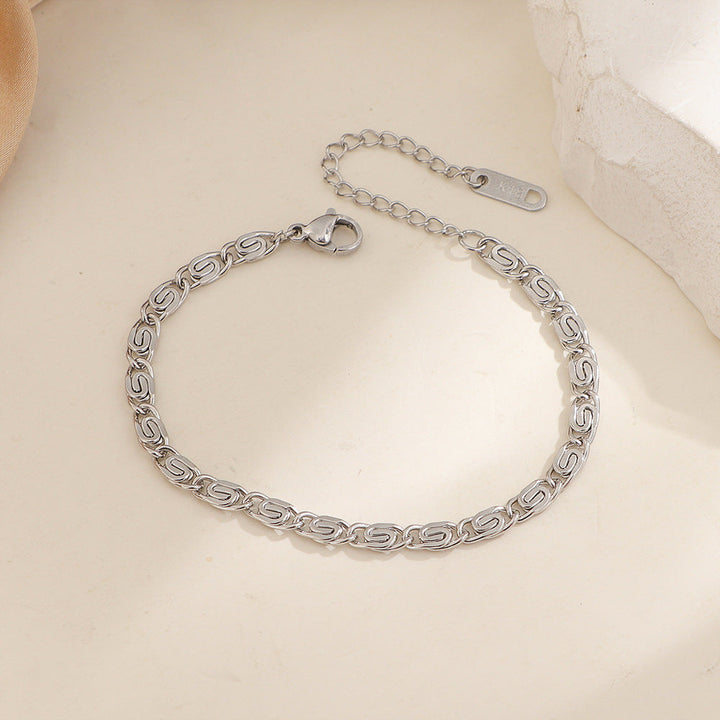 Nusa Woven Chain Bracelet | Gold